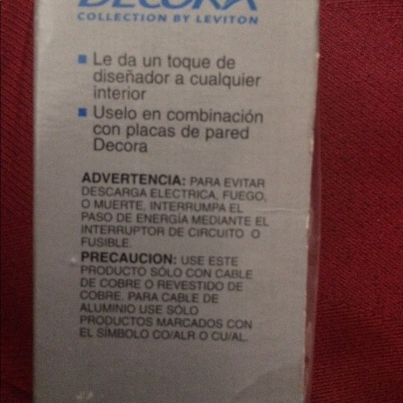 Leviton Decora 5634- Single -Pole Dual switch nib - Picture 3 of 8